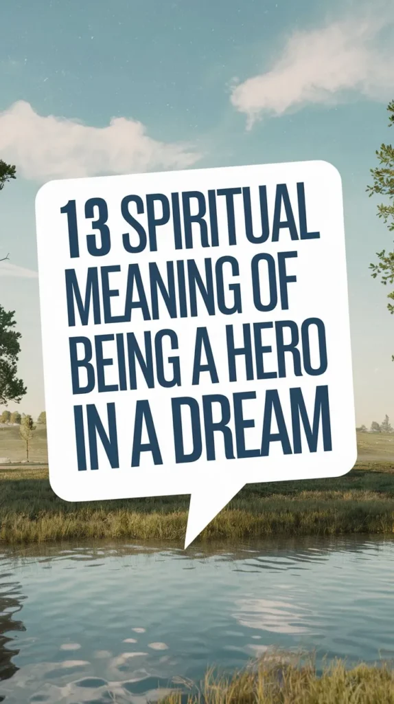 13 Spiritual Meaning of Being a Hero in a Dream