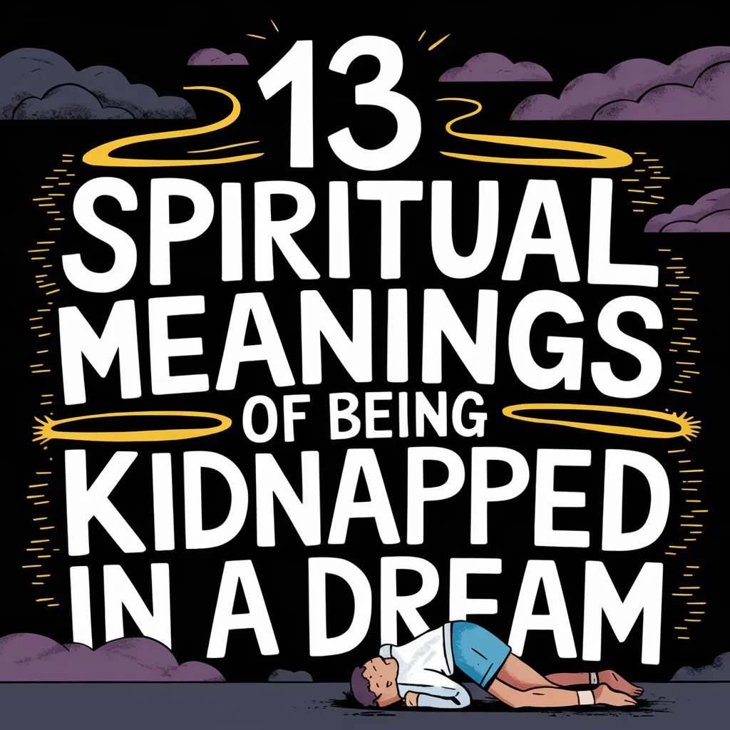 13 Spiritual Meanings of Being Kidnapped in Dream: Uncover Hidden Meanings