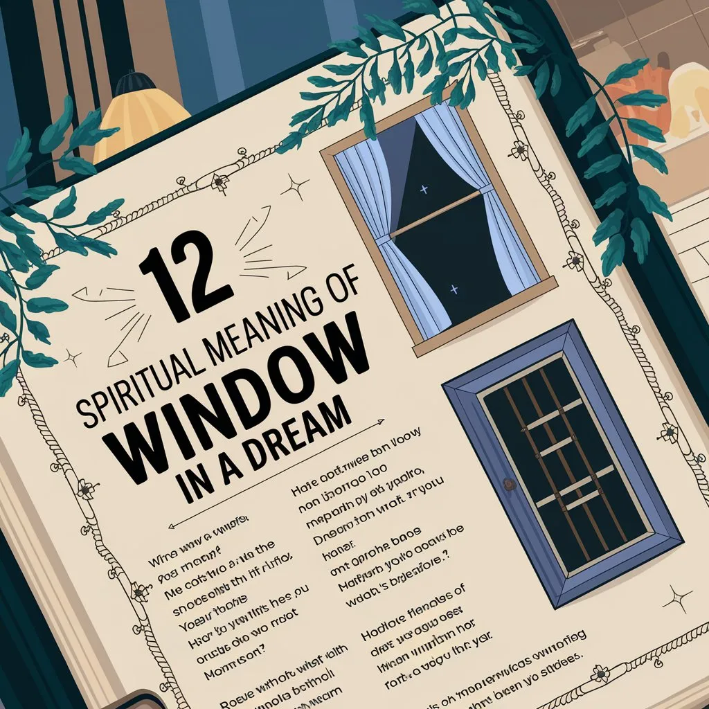 12 Spiritual Meaning of a Window in a Dream: Unlocking Their Hidden Meaning