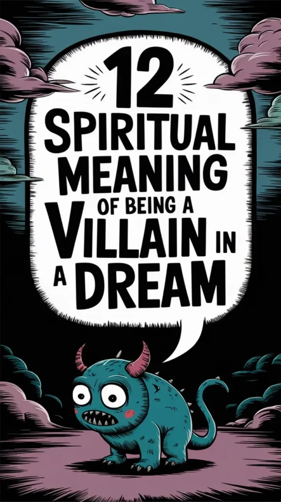 12 Spiritual Meaning of Being a Villain in Dream