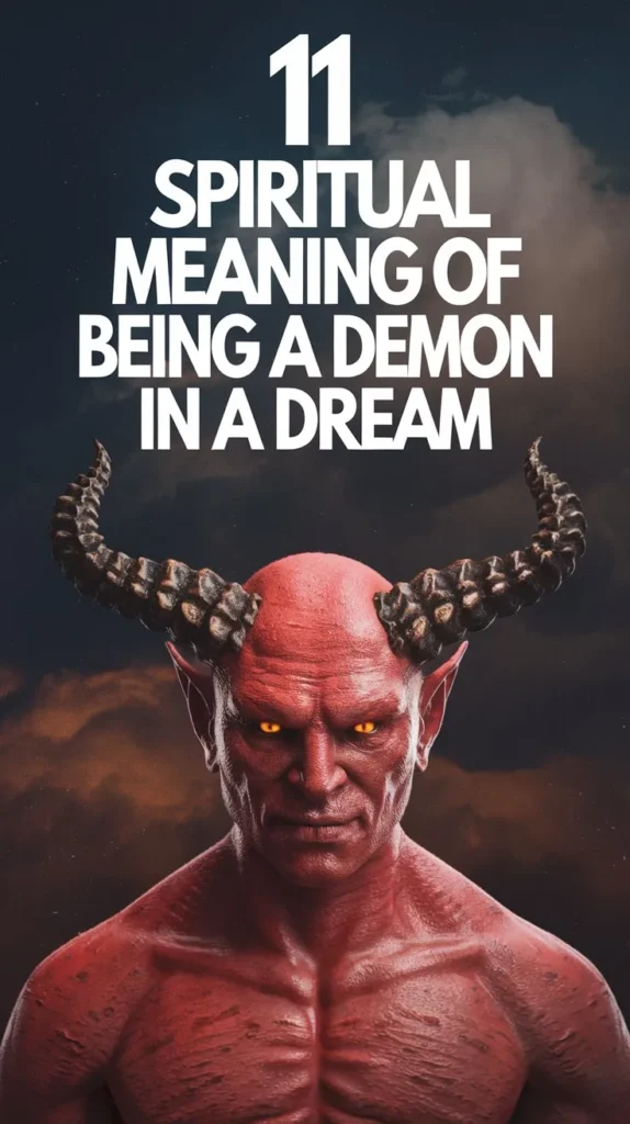 11 Spiritual Meaning of Being a Demon in a Dream