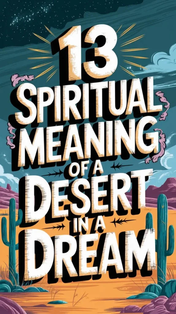 13 Spiritual Meaning of a Desert in a Dream: The Spiritual Meaning