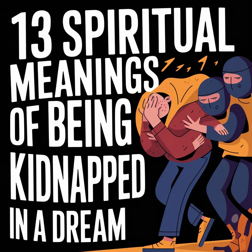 13 Spiritual Meanings of Being Kidnapped in Dream: Uncover Hidden Meanings