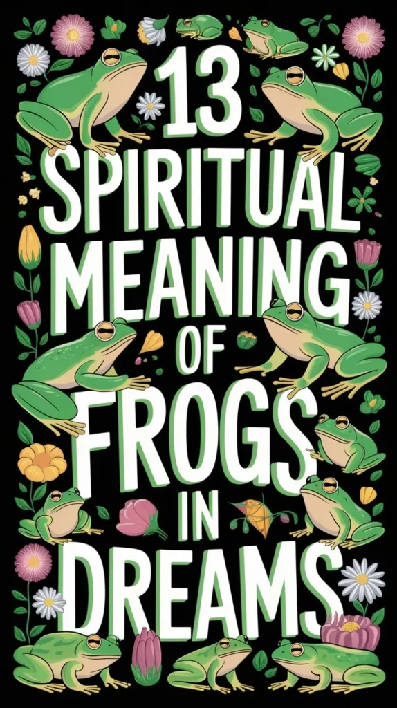 13 Spiritual Meaning of Frogs in Dreams: Leaping Into the Unknown