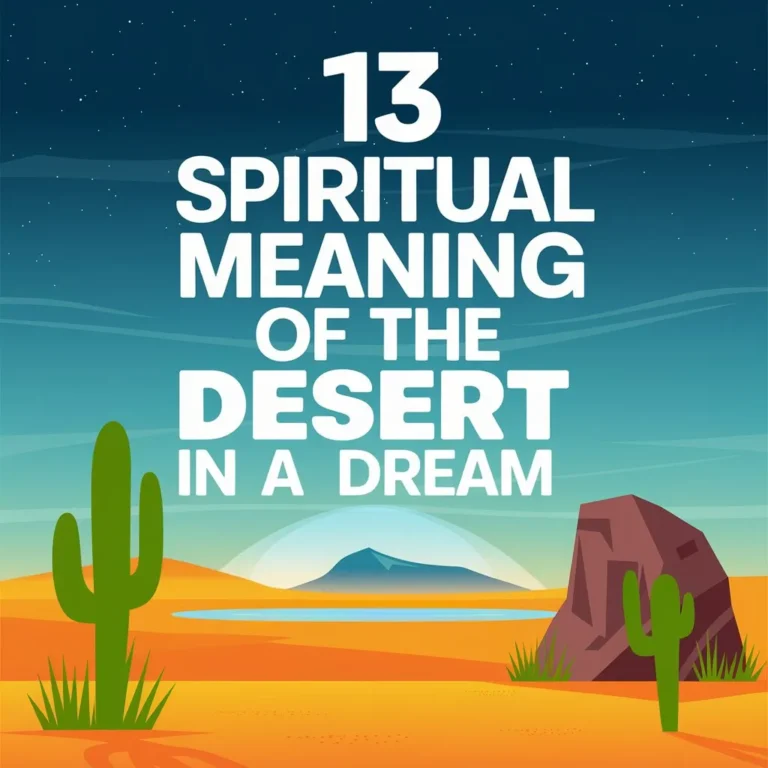 13 Spiritual Meaning of a Desert in a Dream: The Spiritual Meaning