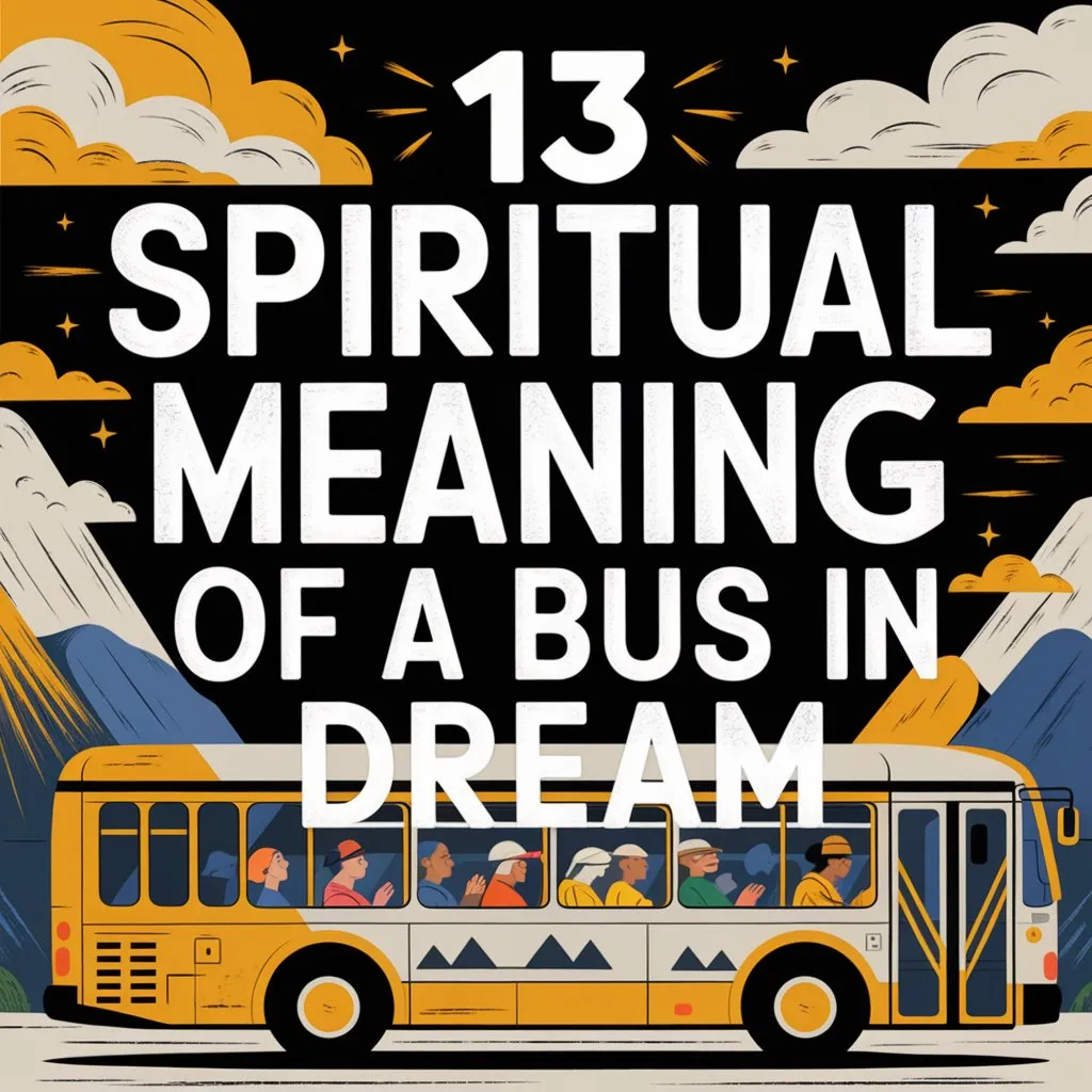 13 Spiritual Meaning of a Bus in a Dream: A Spiritual Exploration