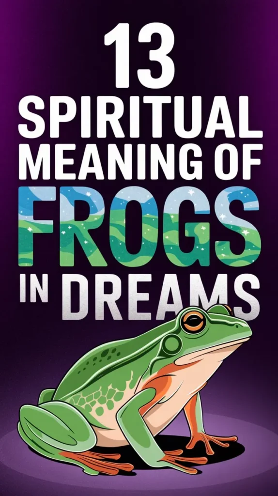 13 Spiritual Meaning of Frogs in Dreams: Leaping Into the Unknown