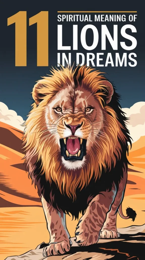 11 Spiritual Meaning of Lions in Dreams: Courage and Royalty