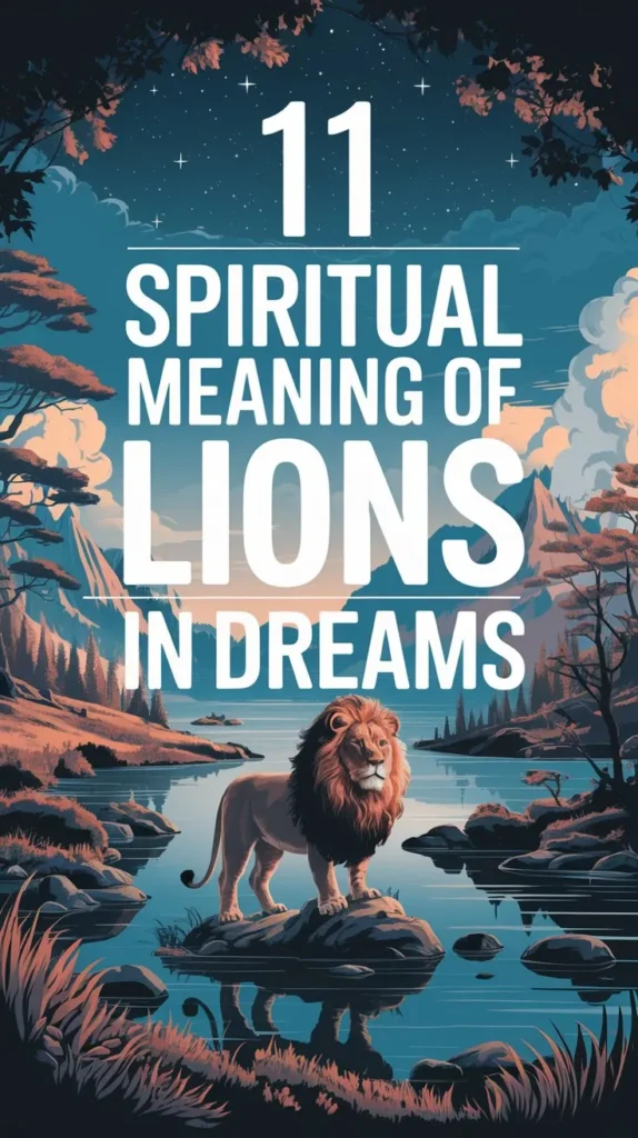 11 Spiritual Meaning of Lions in Dreams: Courage and Royalty