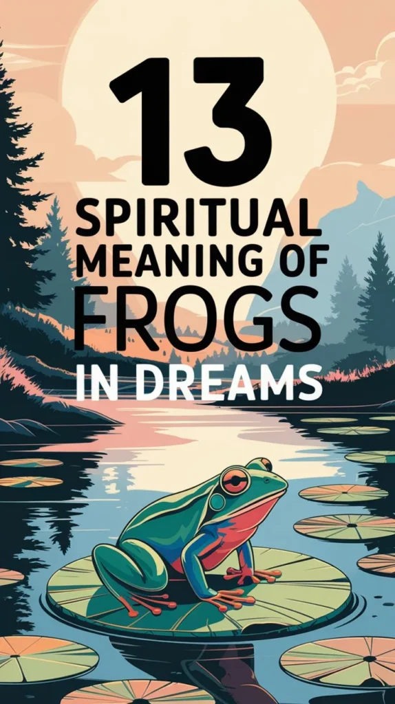 13 Spiritual Meaning of Frogs in Dreams: Leaping Into the Unknown