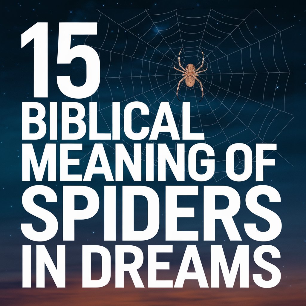 15 Biblical Meanings of Spiders in Dreams: Mystical Symbolism