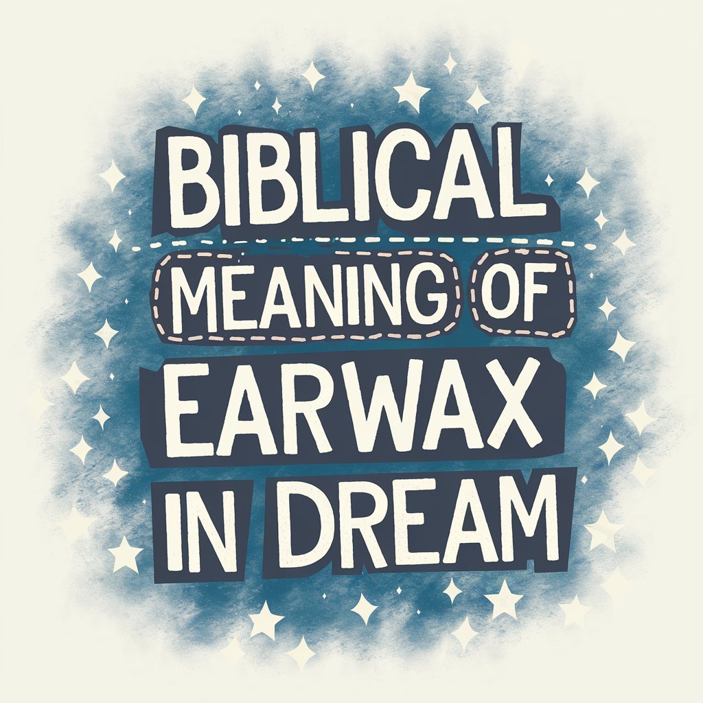 15 Biblical Meaning of Earwax in Dream