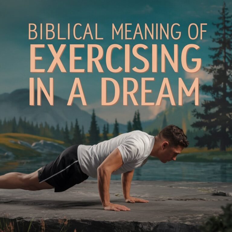 Biblical Meaning of Exercising in a Dream: A Spiritual Perspective