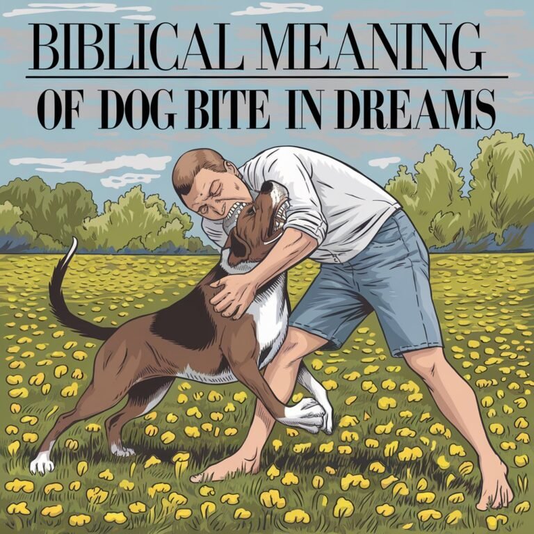 15 Biblical Meaning of Dog Bite in Dreams: A Spiritual Perspective