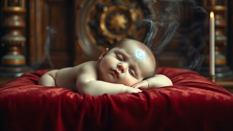 baby with third eye