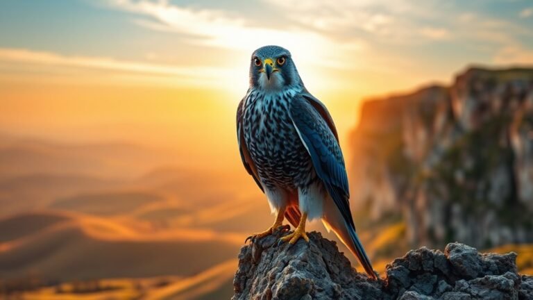 spiritual symbolism of blue falcons