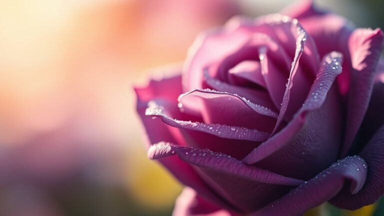 spiritual symbolism of purple roses