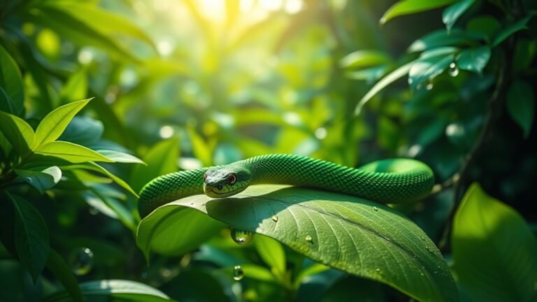 symbolism of green snakes