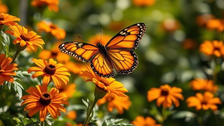 symbolism of orange butterflies