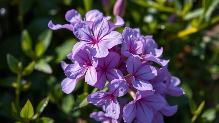 symbolism of purple flowers