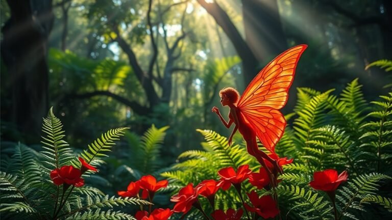 symbolism of red fairies