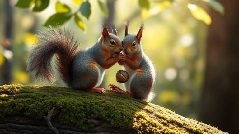 symbolism of two squirrels