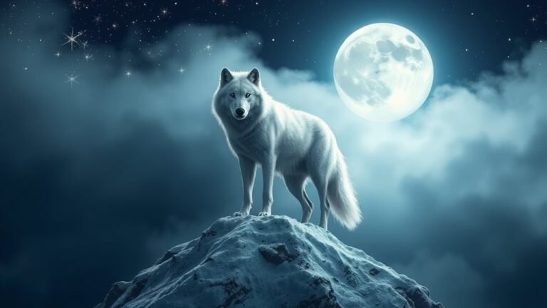 symbolism of white wolf