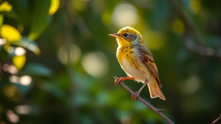 symbolism of yellow browed warbler