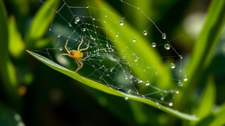 tiny green spider symbolism