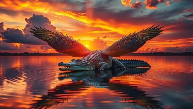 flying crocodile spiritual significance