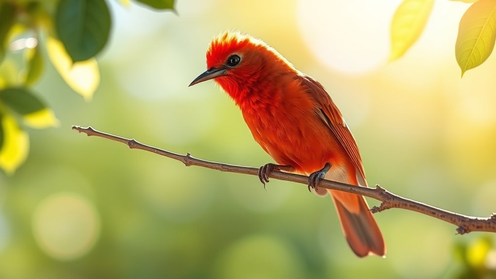scarlet flycatcher spiritual symbolism