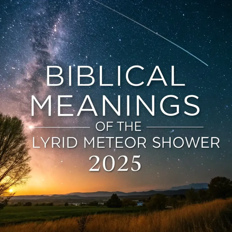 Biblical Meanings of the Lyrid Meteor Shower 2025
