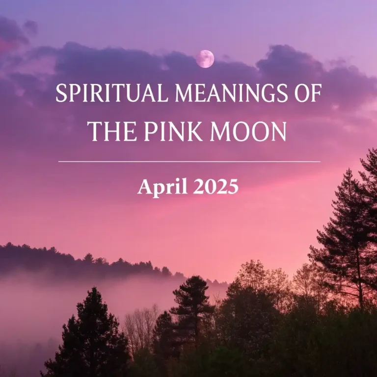 Spiritual Meanings of the Pink Moon April 2025