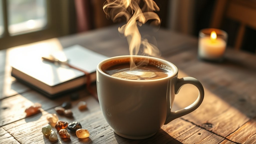 coffee symbolizing spiritual awakening