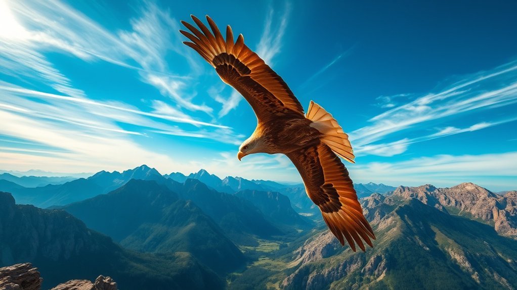 eagle symbolizes spiritual insight