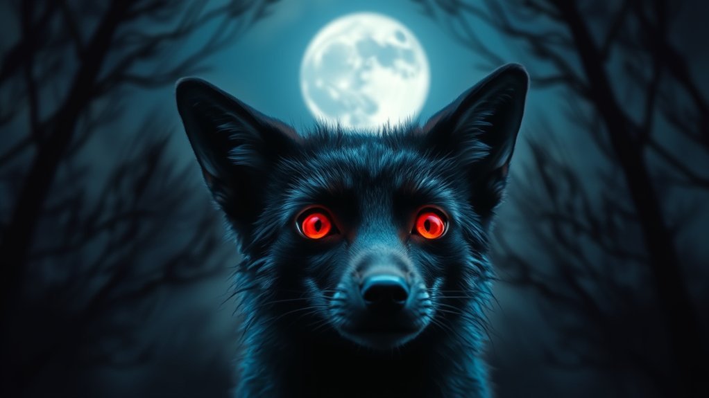 red eyed animals spiritual symbolism