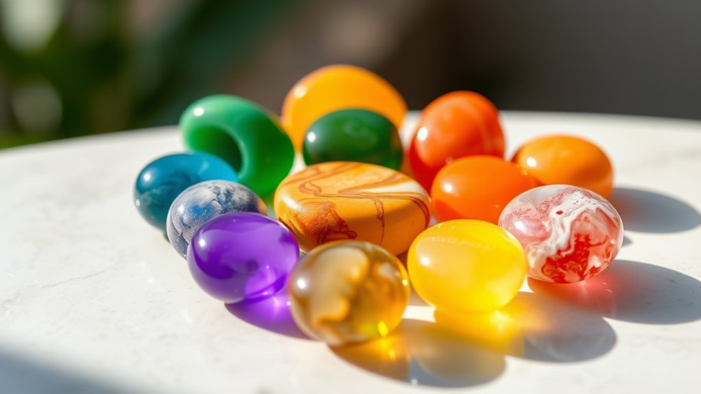 top chakra healing stones